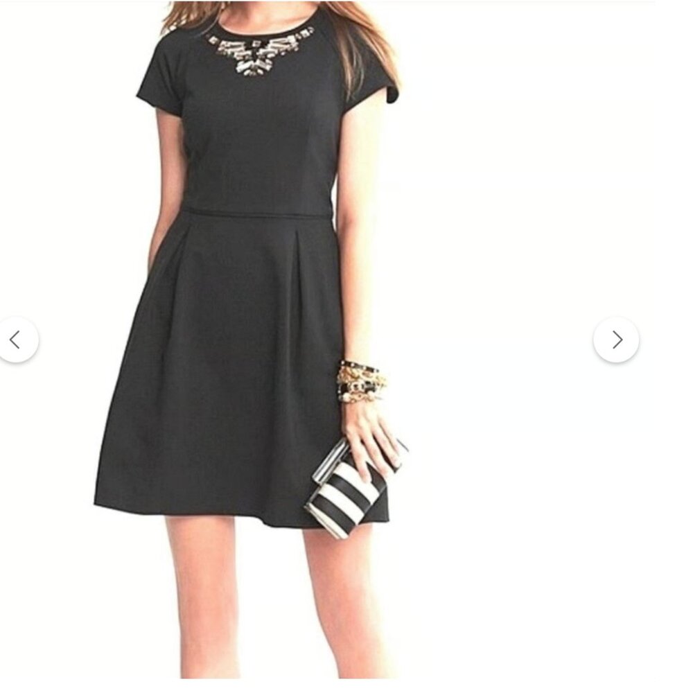 Banana Republic jewel neck dress